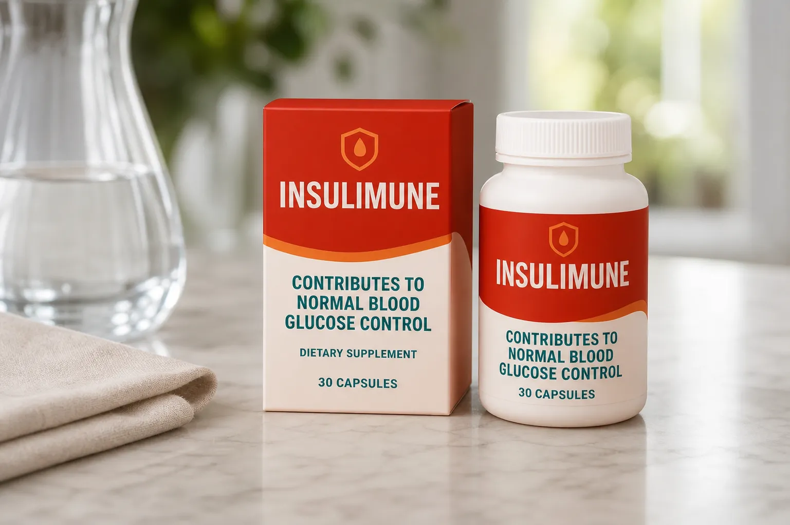Insulimune + — Verpackung im Alltag
