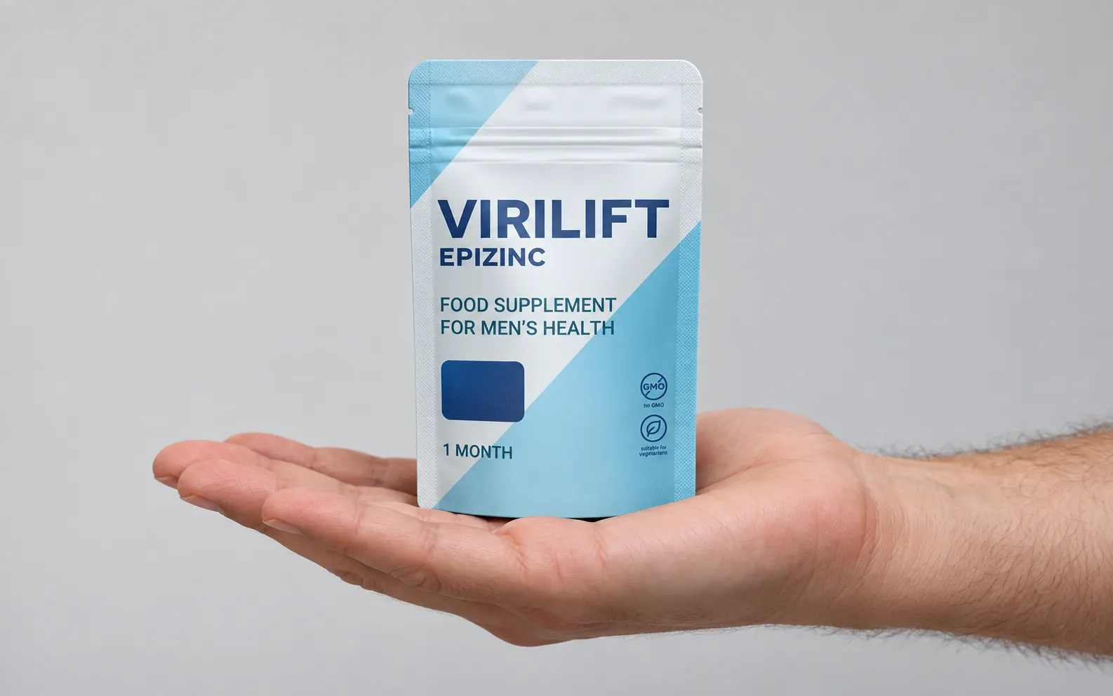Virilift capsules for prostatitis — Verpackung in der Hand