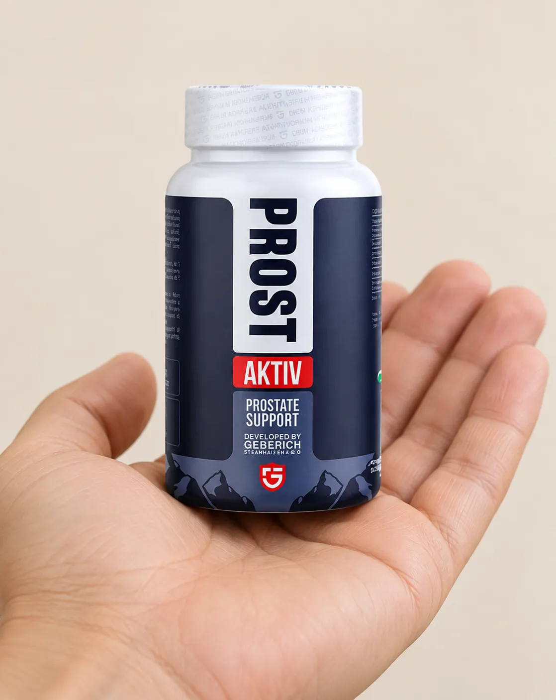 ProstaAktiv — Verpackung in der Hand