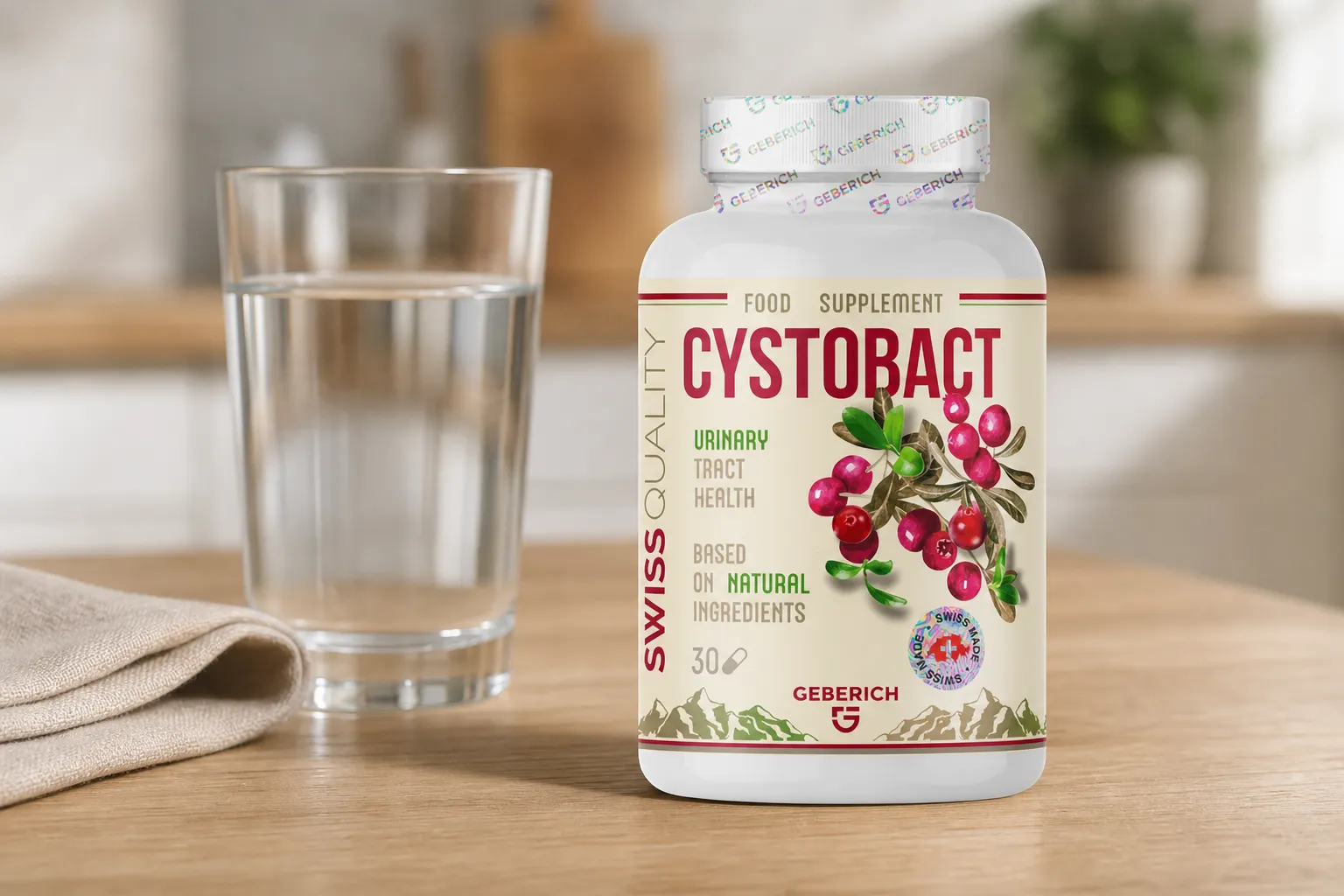 CYSTOBACT — Verpackung im Alltag