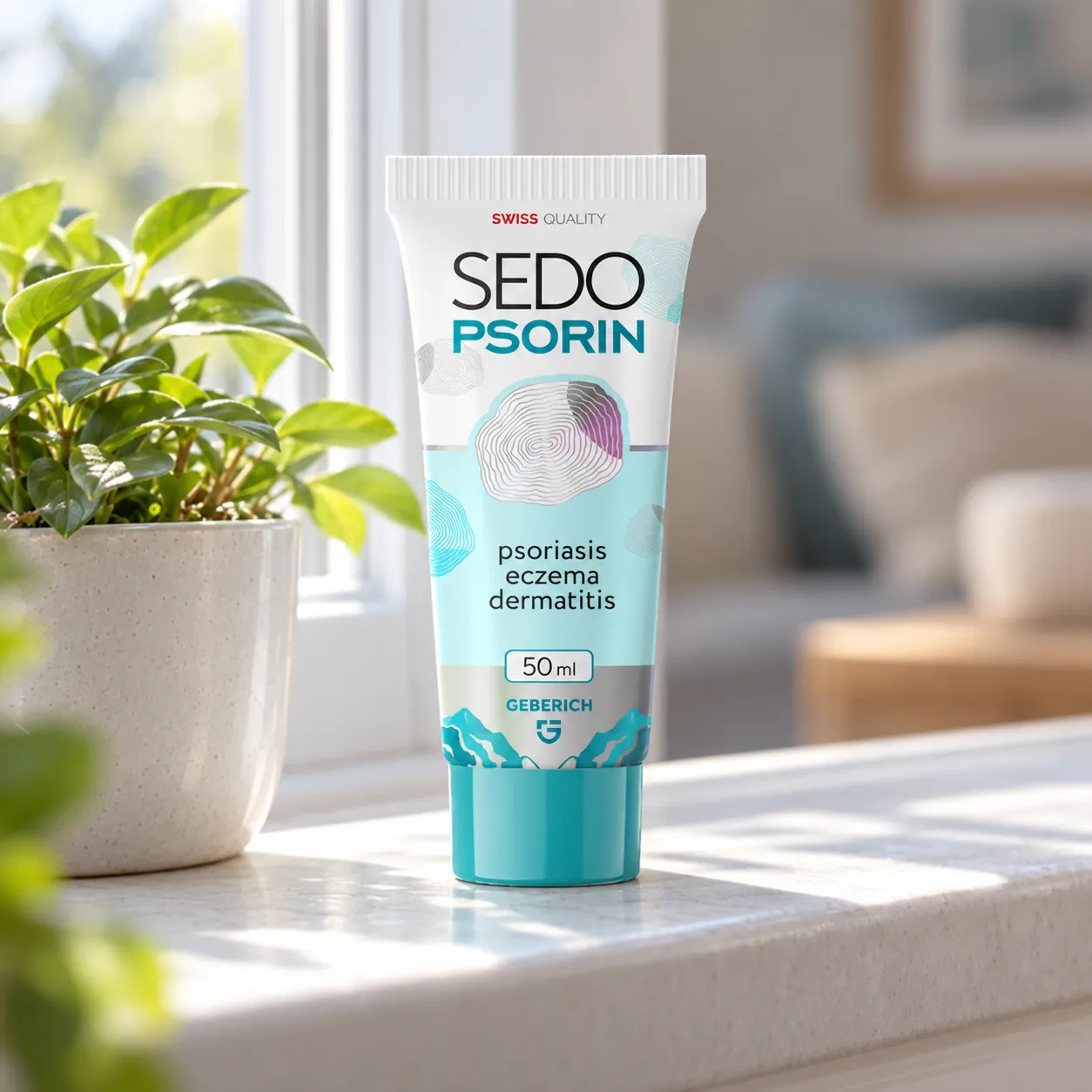 Sedopsorin — Verpackung im Alltag