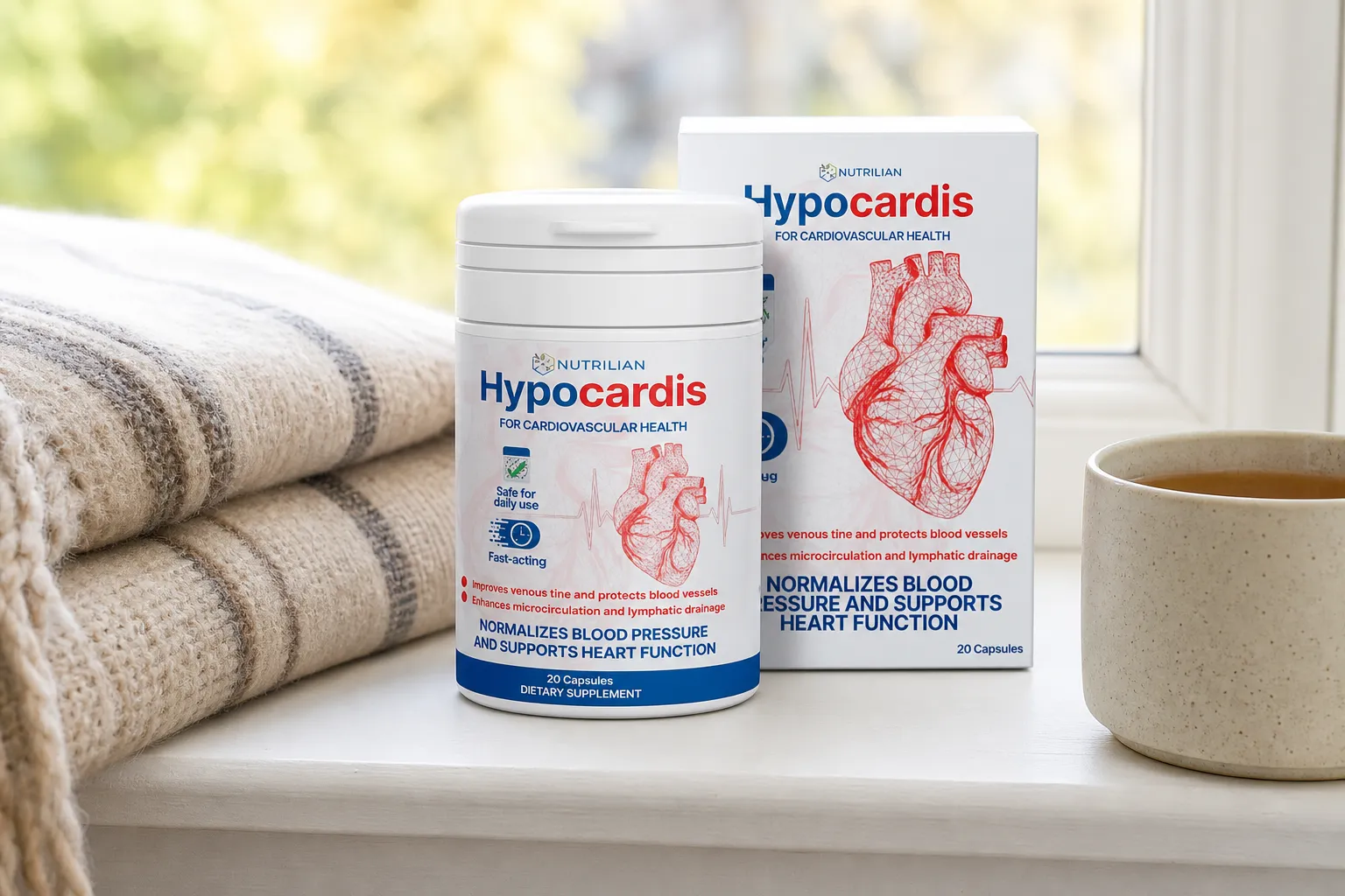 Hypocardis — Verpackung im Alltag