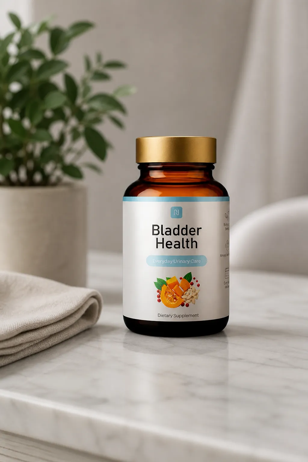 Bladder Health — Verpackung im Alltag