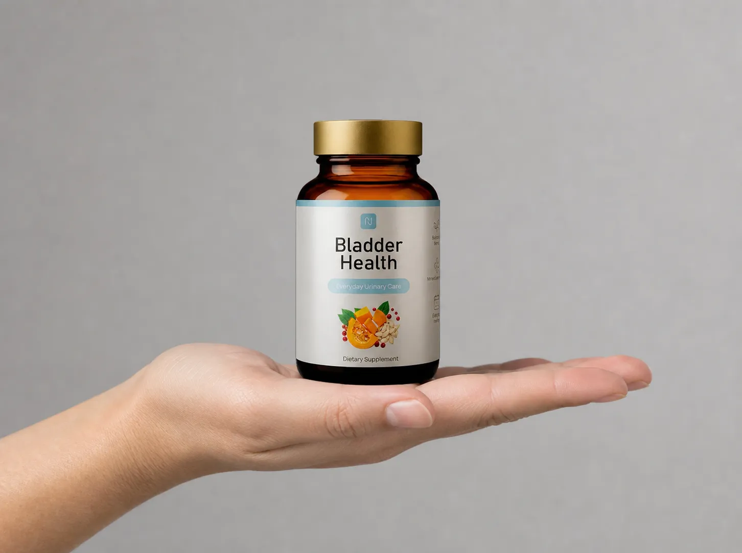 Bladder Health — Verpackung in der Hand