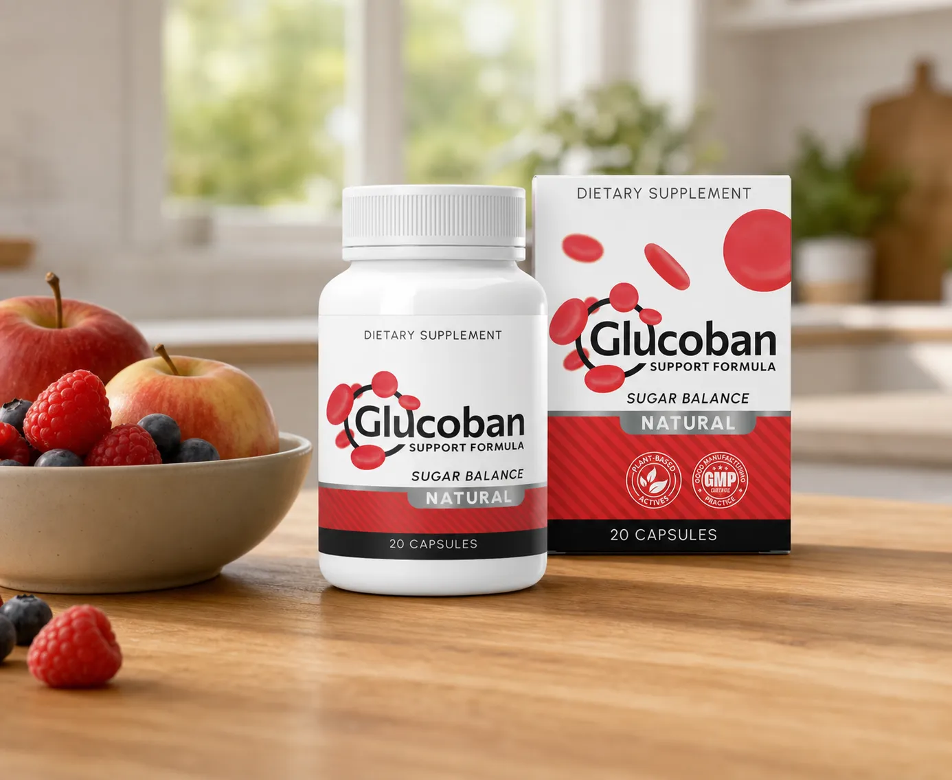 Glucoban — Verpackung im Alltag