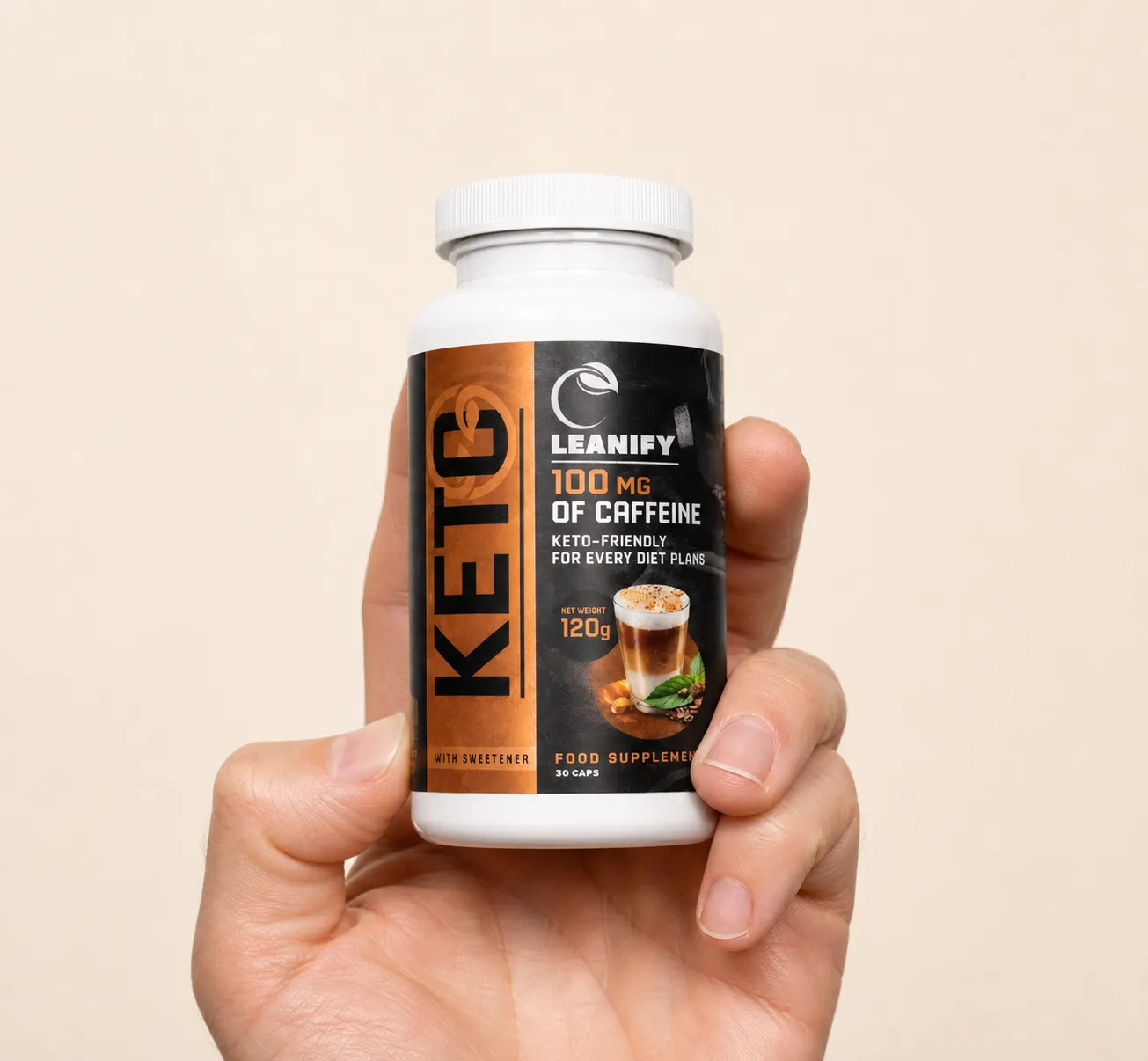Leanify Keto — Verpackung in der Hand