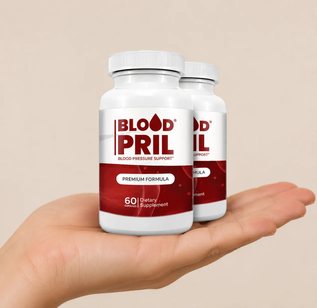 Bloodpril — Verpackung in der Hand