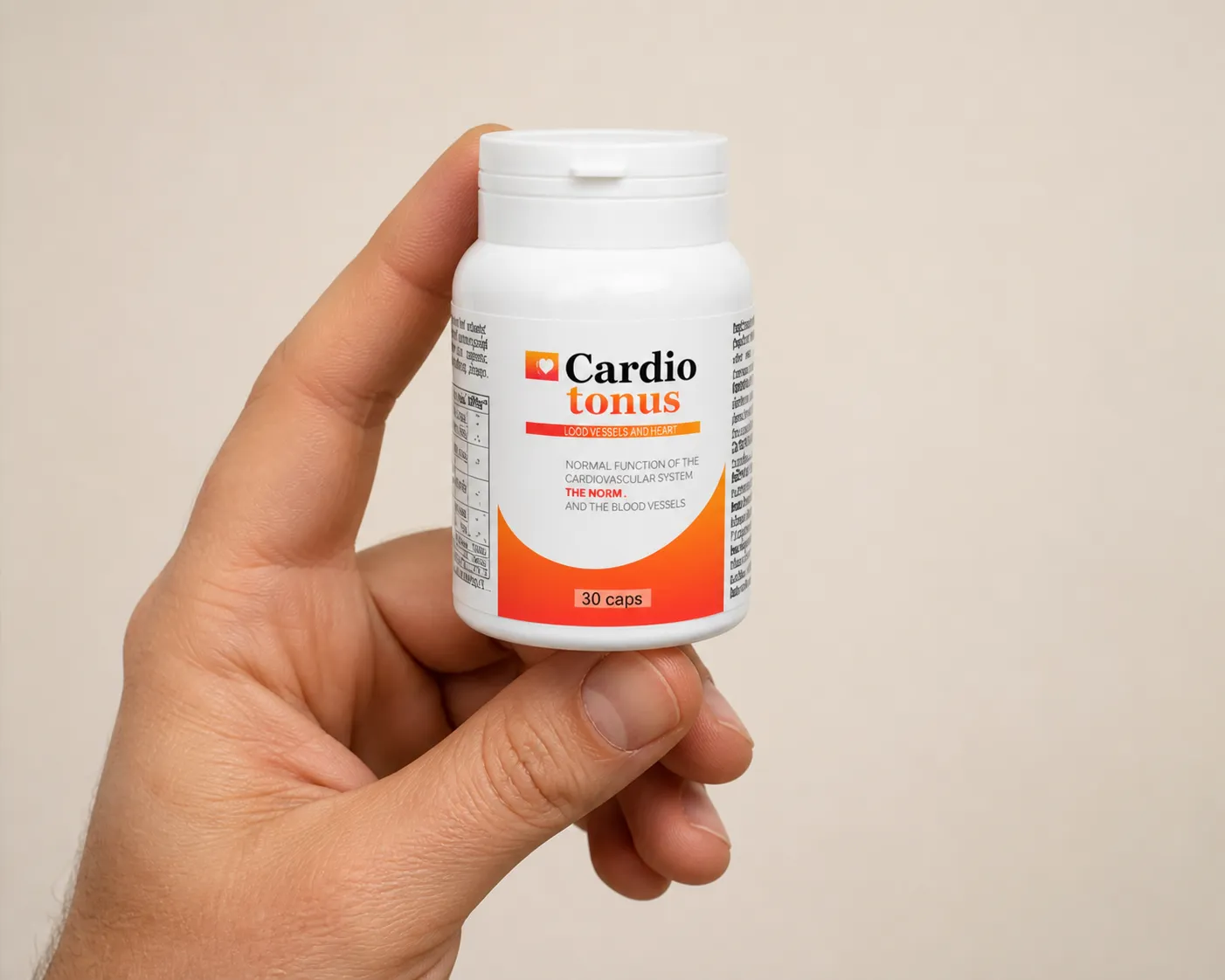 CARDIOTONUS — Verpackung in der Hand
