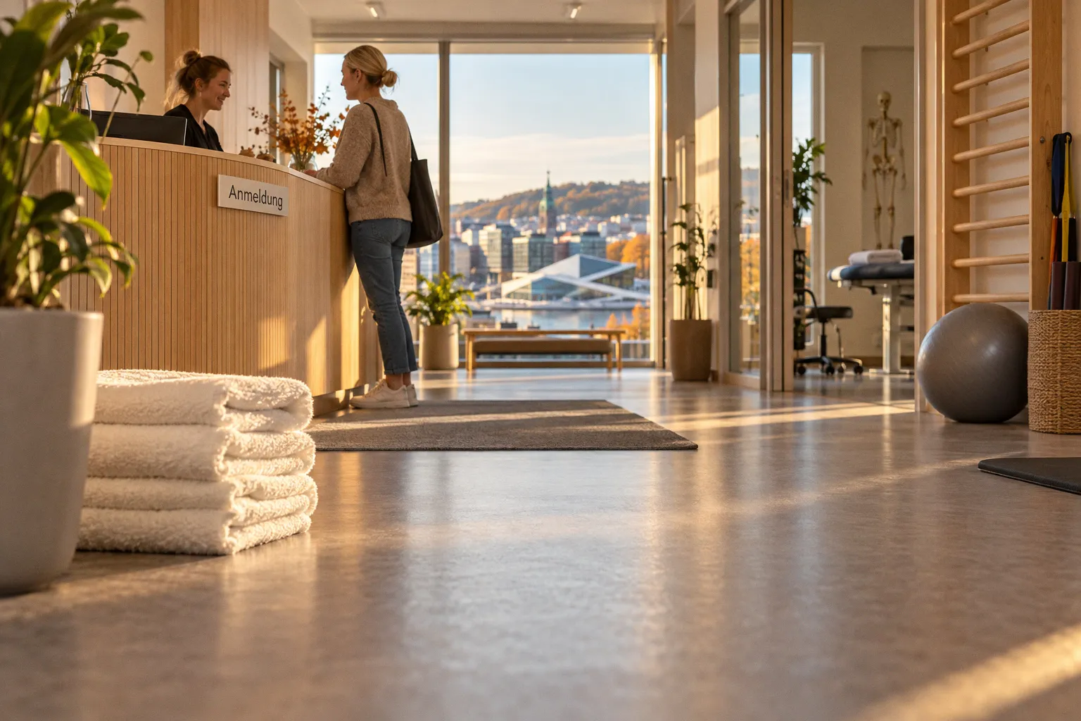 Physiotherapie und Krankengymnastik in Oslo: Praxen, Helfo-Erstattung und Wartezeiten