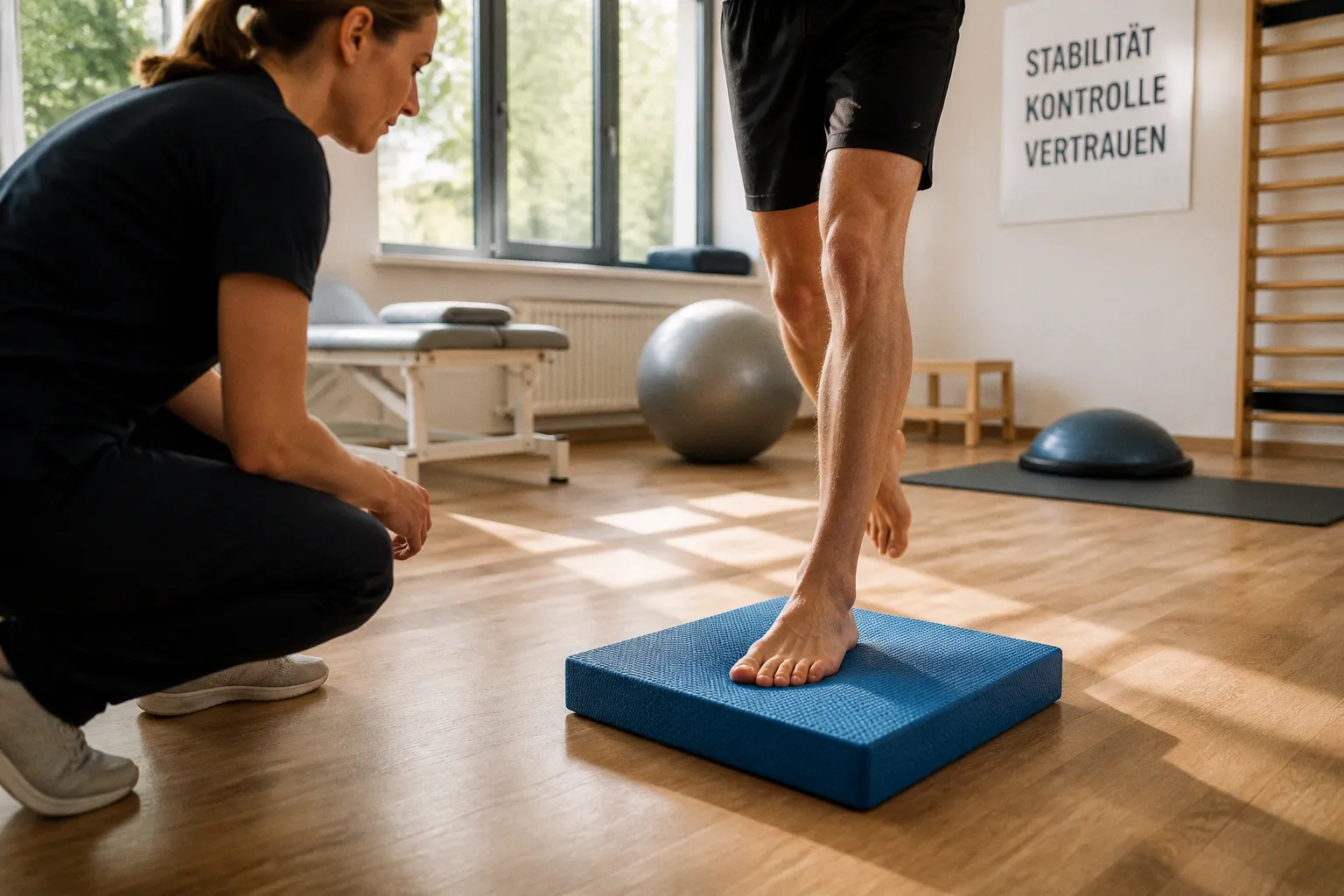 Propriozeptionstraining: Der neue Fokus in der Knie-Reha