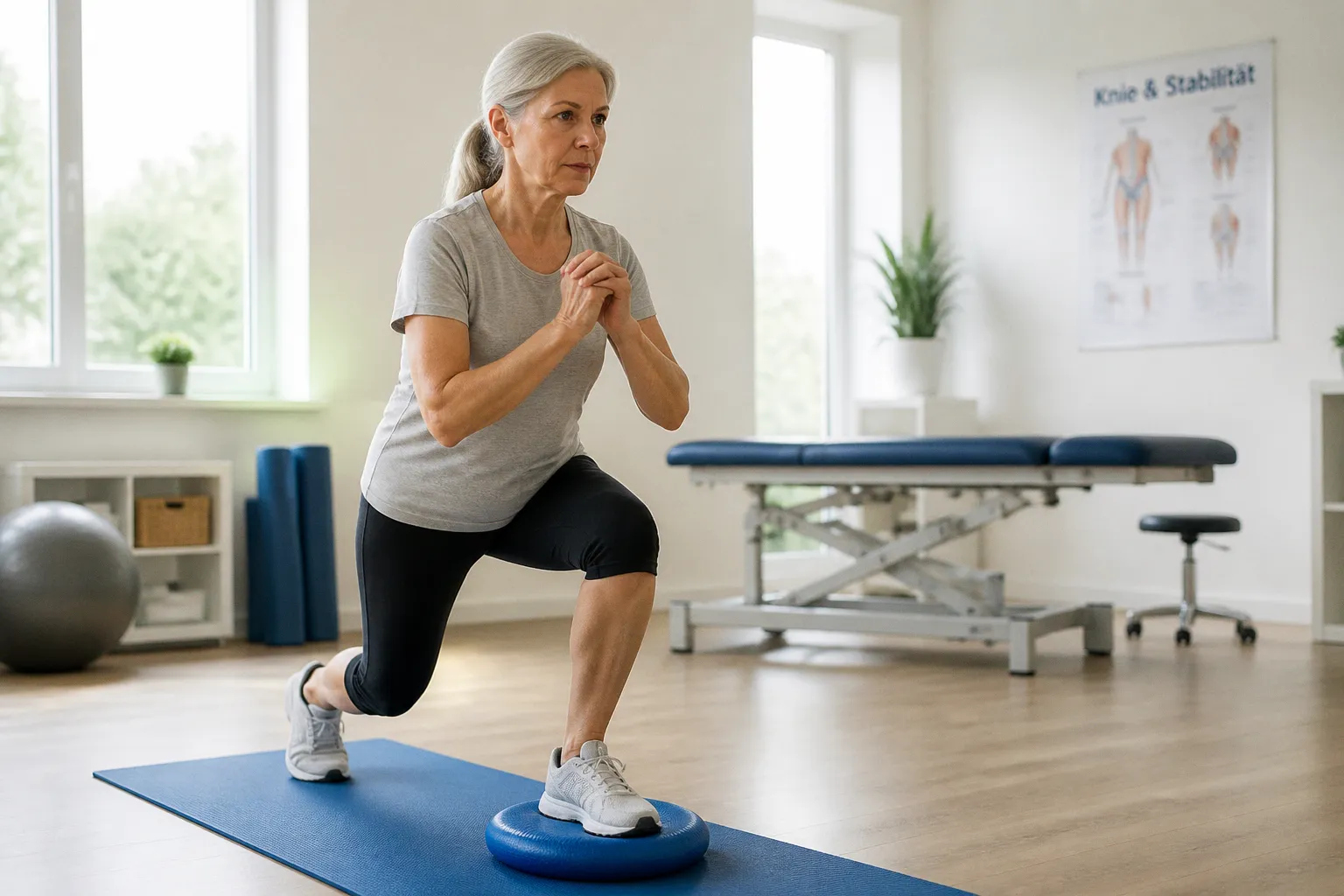 Starke Knie ab 50: Drei tägliche Übungen für mehr Stabilität und Balance